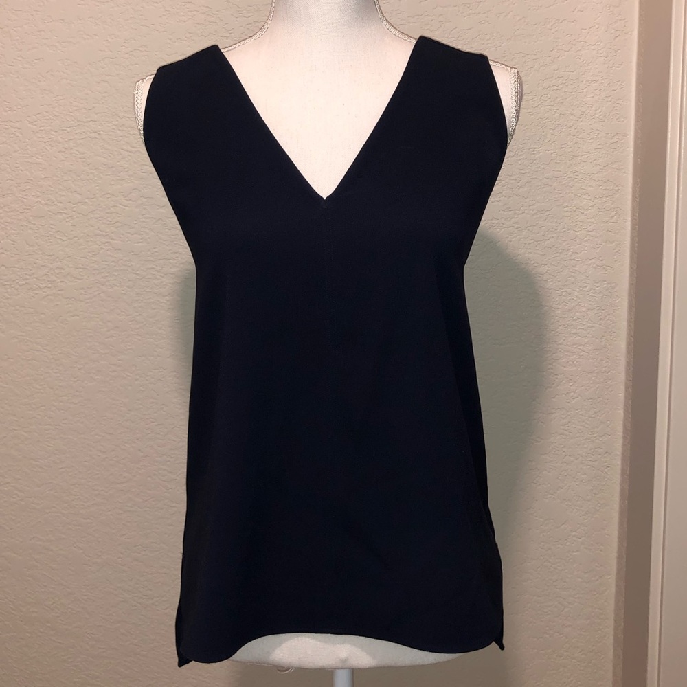 Ann Taylor Navy Blue Top